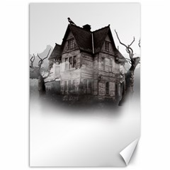 Haunted-night Building Canvas 20  X 30 