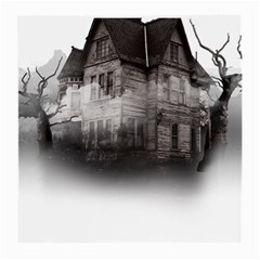 Haunted-night Building Medium Glasses Cloth by Jancukart