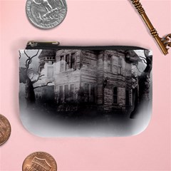 Haunted-night Building Mini Coin Purse by Jancukart