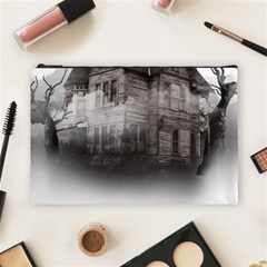 Haunted-night Building Cosmetic Bag (large)