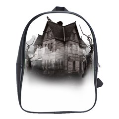 Haunted-night Building School Bag (large)