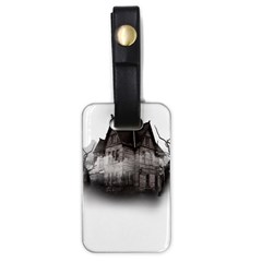 Haunted-night Building Luggage Tag (one Side) by Jancukart