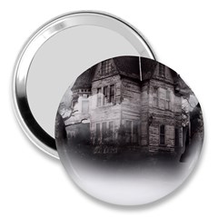 Haunted-night Building 3  Handbag Mirrors by Jancukart