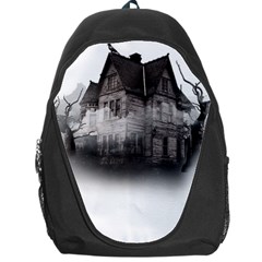 Haunted-night Building Backpack Bag by Jancukart