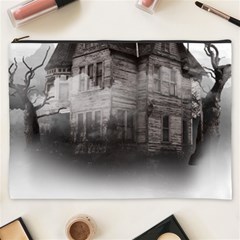 Haunted-night Building Cosmetic Bag (xxxl) by Jancukart