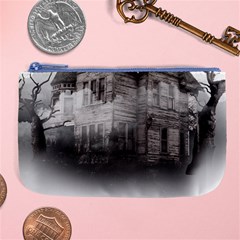 Haunted-night Building Large Coin Purse by Jancukart