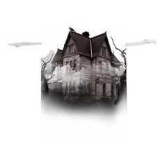 Haunted-night Building Lightweight Drawstring Pouch (s)