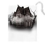 Haunted-night Building Drawstring Pouch (5XL) Front