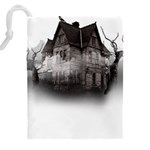 Haunted-night Building Drawstring Pouch (5XL) Back