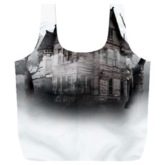 Haunted-night Building Full Print Recycle Bag (xxl) by Jancukart