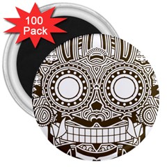 Barong-mask-art-bali 3  Magnets (100 Pack)