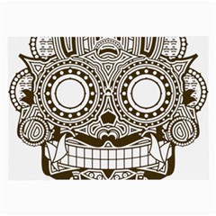 Barong-mask-art-bali Large Glasses Cloth