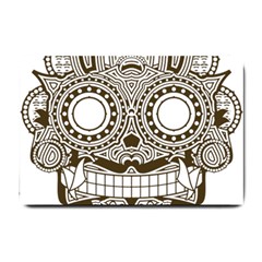 Barong-mask-art-bali Small Doormat 