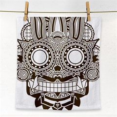 Barong-mask-art-bali Face Towel