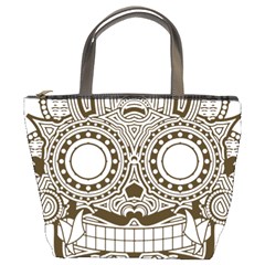 Barong-mask-art-bali Bucket Bag