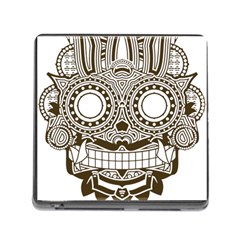 Barong-mask-art-bali Memory Card Reader (square 5 Slot)