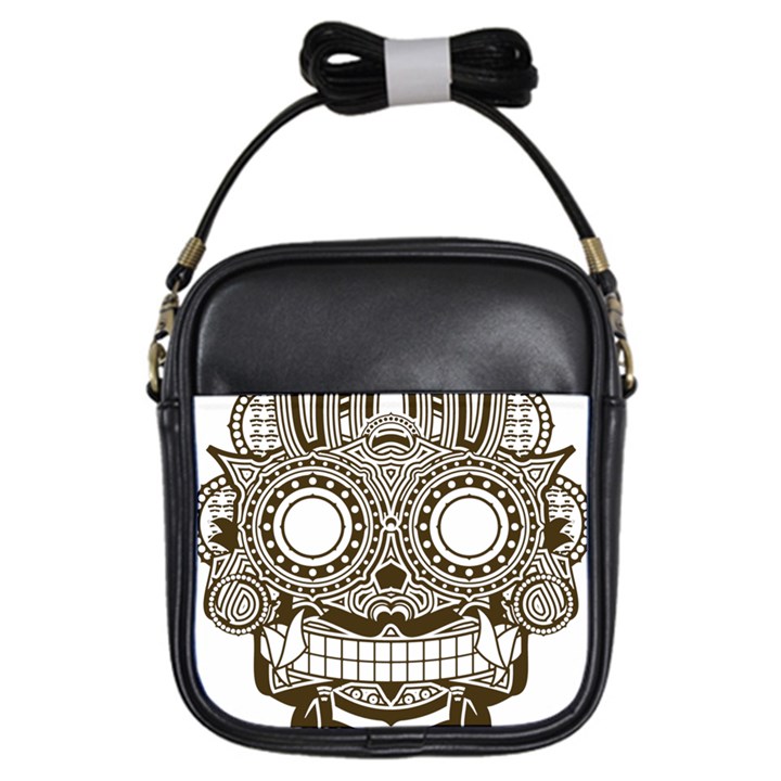 Barong-mask-art-bali Girls Sling Bag