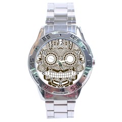 Barong-mask-art-bali Stainless Steel Analogue Watch