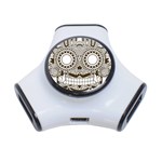 Barong-mask-art-bali 3-Port USB Hub Front