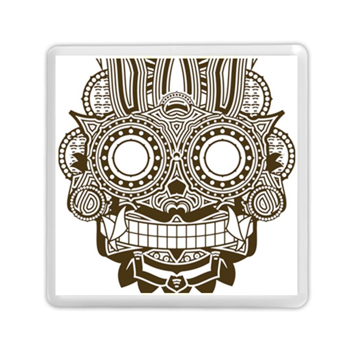 Barong-mask-art-bali Memory Card Reader (Square)