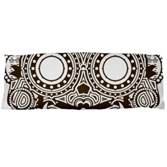 Barong-mask-art-bali Body Pillow Case Dakimakura (two Sides) by Jancukart