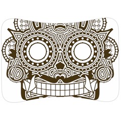 Barong-mask-art-bali Velour Seat Head Rest Cushion