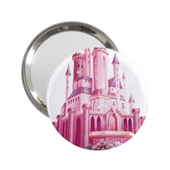 Pink Castle 2 25  Handbag Mirrors