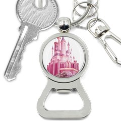 Pink Castle Bottle Opener Key Chain