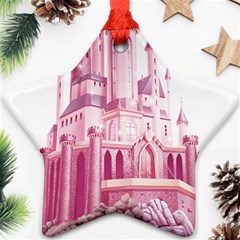 Pink Castle Star Ornament (two Sides)