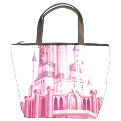 Pink Castle Bucket Bag by Jancukart