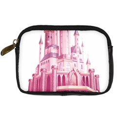 Pink Castle Digital Camera Leather Case