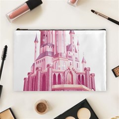 Pink Castle Cosmetic Bag (large)