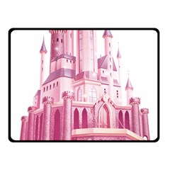 Pink Castle Fleece Blanket (small)