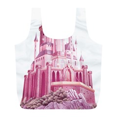 Pink Castle Full Print Recycle Bag (l)