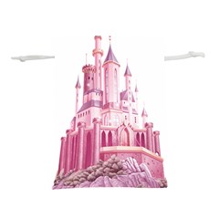 Pink Castle Lightweight Drawstring Pouch (m)