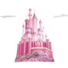 Pink Castle  Lightweight Drawstring Pouch (xl)