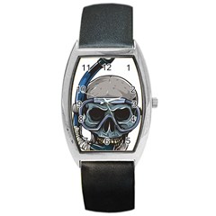 Skull-underwater-diving-skeleton-diving-head Barrel Style Metal Watch