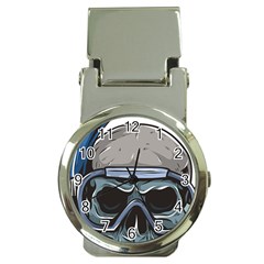 Skull-underwater-diving-skeleton-diving-head Money Clip Watches