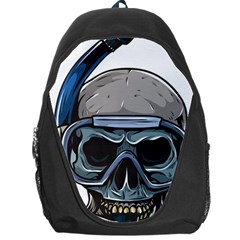 Skull-underwater-diving-skeleton-diving-head Backpack Bag by Jancukart