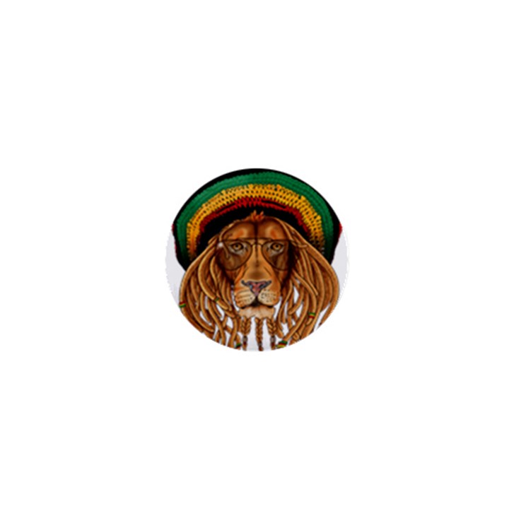 Lion Rastafari 1  Mini Magnets