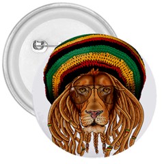 Lion Rastafari 3  Buttons by Jancukart