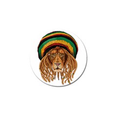 Lion Rastafari Golf Ball Marker by Jancukart