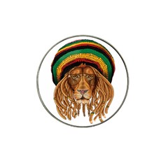 Lion Rastafari Hat Clip Ball Marker (10 Pack) by Jancukart