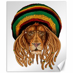 Lion Rastafari Canvas 8  X 10 