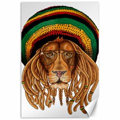 Lion Rastafari Canvas 24  X 36 