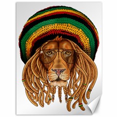 Lion Rastafari Canvas 36  X 48  by Jancukart