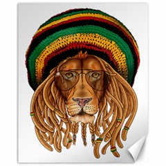 Lion Rastafari Canvas 11  X 14 