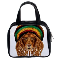 Lion Rastafari Classic Handbag (two Sides)