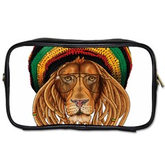 Lion Rastafari Toiletries Bag (one Side) by Jancukart