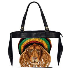 Lion Rastafari Oversize Office Handbag (2 Sides)